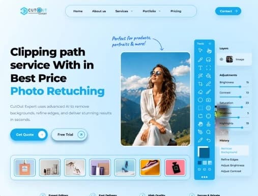Cutout Expert website