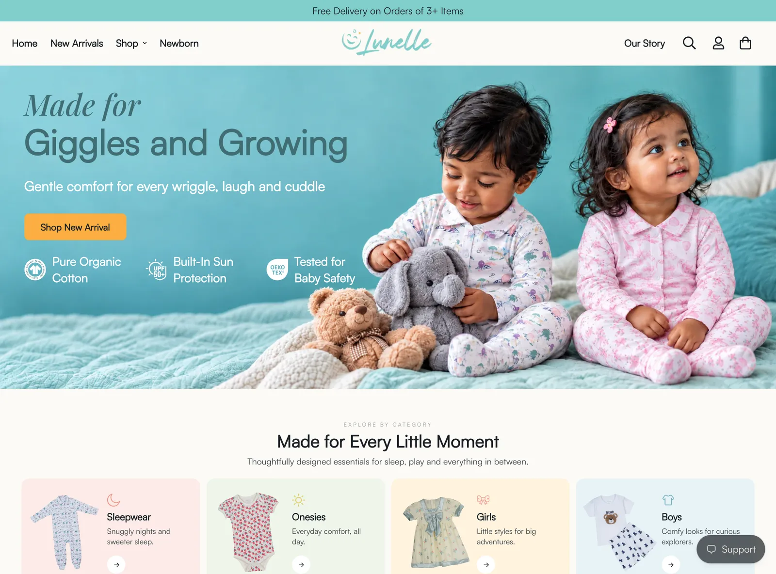 Lunelle website