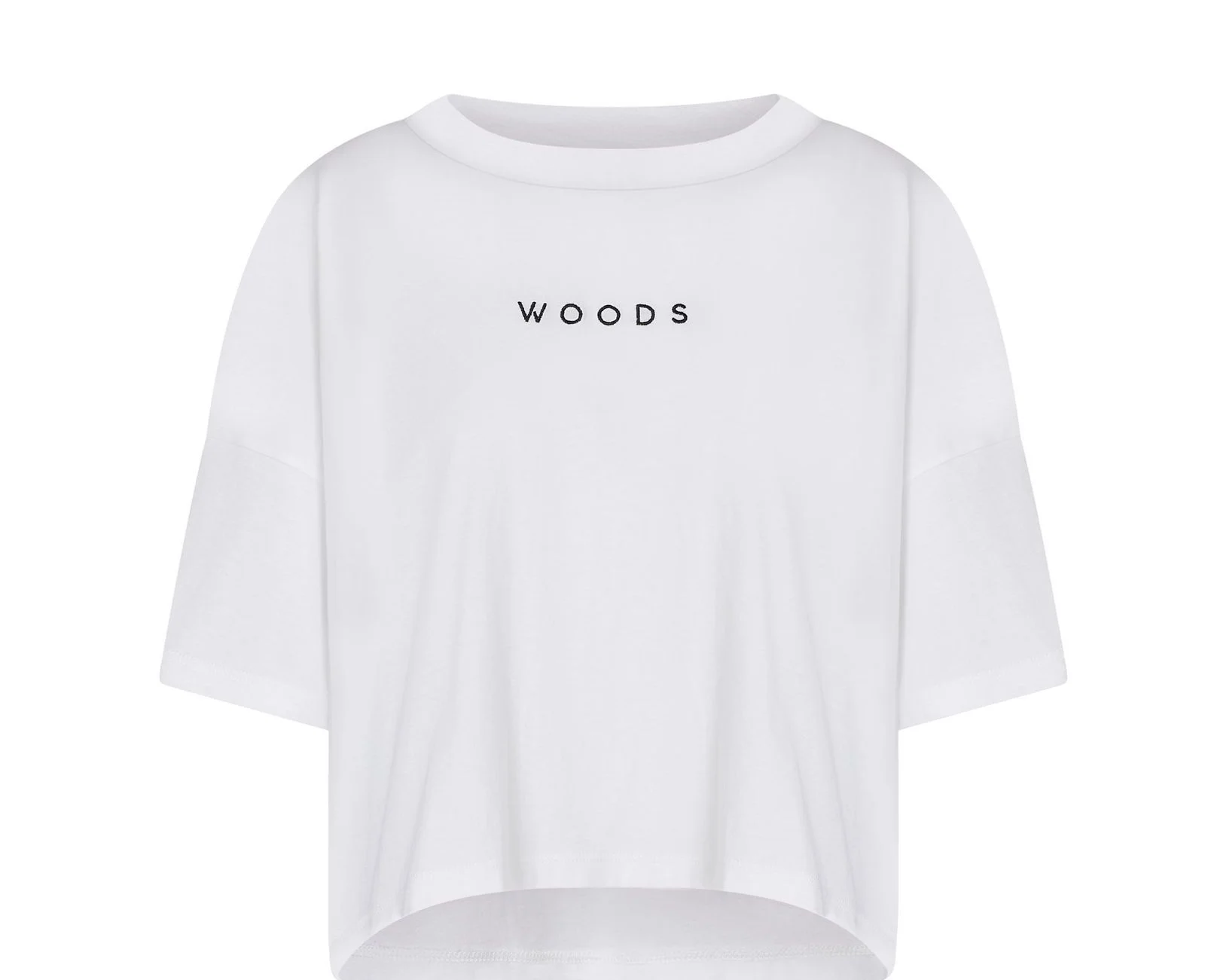 Cropped T-shirt, before and after retouching